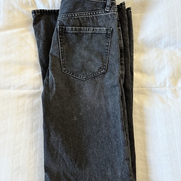 Mid Rise Washed Black '70s Flare Jeans, size 2 - Picture 2 of 8